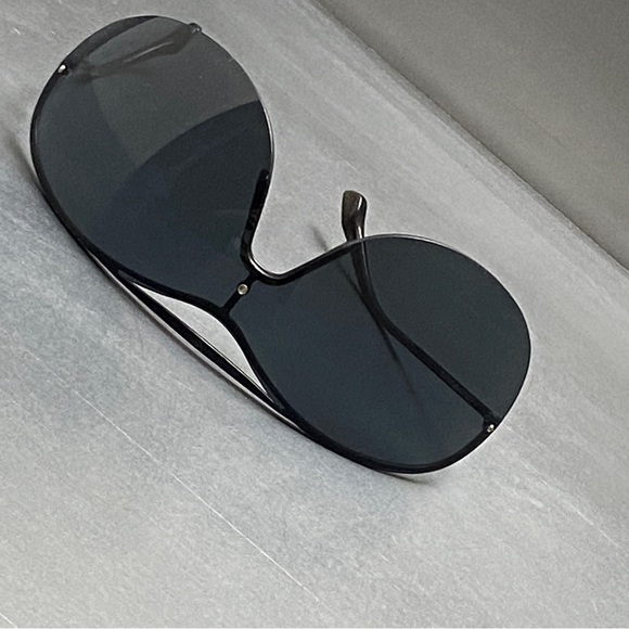 Emporio Armani 9297/S Shield Sunglasses Unisex - Picture 8 of 9